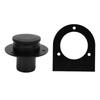 Fuel Tank Filler Neck Gas Cap 17 2530 Aluminium Alloy Fuel Fill Cap and Bracket for Sand Rails Hot Rods Black