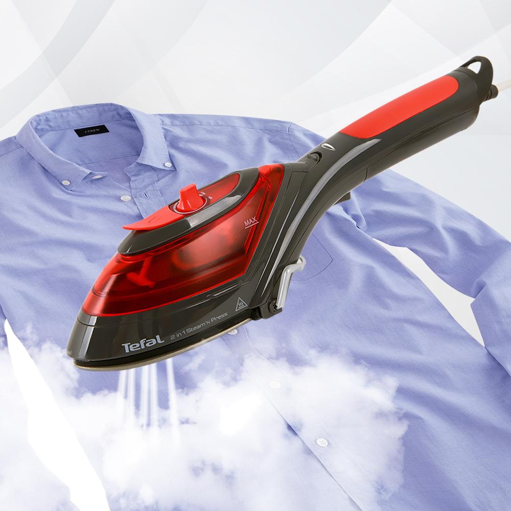 Tefal DV8633 2-In-1 STEAM N PRESS Powerful Handheld Steamer Iron 1090W