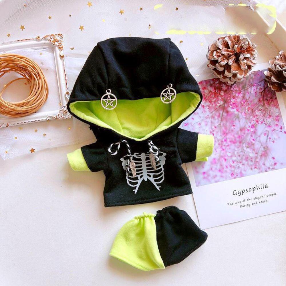 For 20cm Dolls For 1/12BJD Dolls Hoodies Clothes Handmade Hoodies Tops Shoes Sweatshirt Outfits