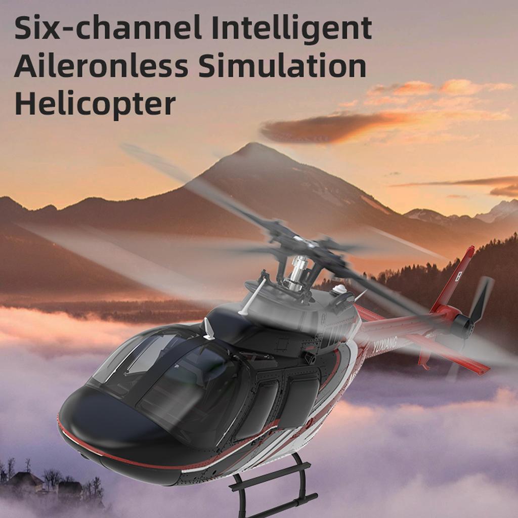 Remote Control Helicopter with Brushless Motors, Altitude Hold, Gyro, Optical Flow Positioning Function, 2.4GHz 6CH