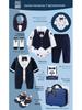 Royal Blue Baby Boy Gentleman Suit Gift Set for Autumn/Winter - Perfect for First Birthday, Full Moon, or Hundred Days Celebration