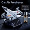 1pcs Solar Car Air Freshener Creative Aircraft Decoration Mini Car Perfume Air Freshener Fragrance Car Airplane Ornament with Essential Oil