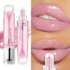 Waterproof Lip Gloss - Long-Lasting Moisturizing Lipstick Non-Sticky Formula, Glossy Shine Lip Gloss with Glitter, Mixed Color Palette Lipstick