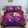 Music Duvet Cover Set 3D Print Music Note White Black Comforter Cover For Boys Girls Teens Polyester Bedding Set King Queen Size