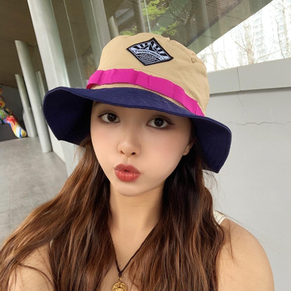 Quick-drying Fisherman Hat Visor Bucket Hat Mountaineering Packable Hat  Women
