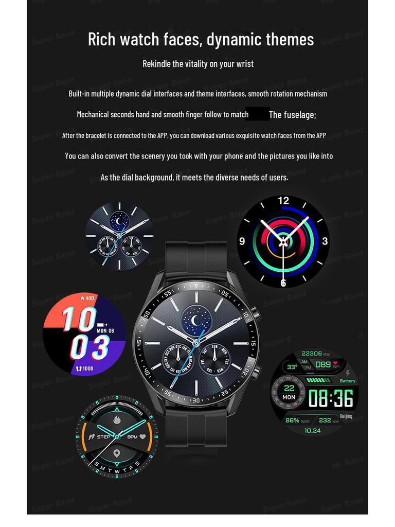 GT2 Smart Watch with Long Battery Life - Popular In Europe and America