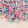 250Pcs/lot Random Mix No Hole ABS Pearl Loose Round Beads for DIY Craft Scrapbook Decoration
