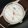 USED HMT JANATA INDIAN MENS HAND-WINDING WHITE COLOR DIAL WATCH A432521-2 R112-a432521