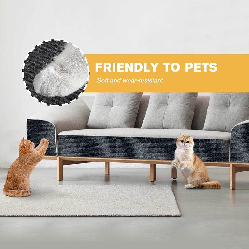 1PC Cat Carpet Indoor Protector Cat Scratching Mat Couch Corner Self-adhesive Sofa Anti Cat Scratch Wall