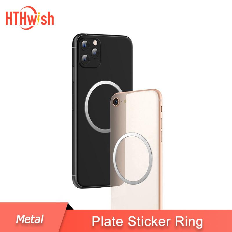 Thin Metal Plate Sticker Rings Round Iron Sheet Disk For Magnetic Mobile Phone Holder Magnet Car Stand Mount Wireless Charging