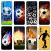 Fire Football Soccer Ball Phone Case For Xiaomi Redmi 7 7A 8A 9i 9A 9C 10 10A 10C K20 Note 5 6 Mi 8 9 9T Pro A2 Lite A3 6X Mix 3