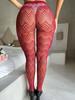 New Fashion Sexy Fishnet Pantyhose Women Sexy Lingerie Erotic Black Stockings Mesh Tights Striped Pantyhose Sexy Accessories