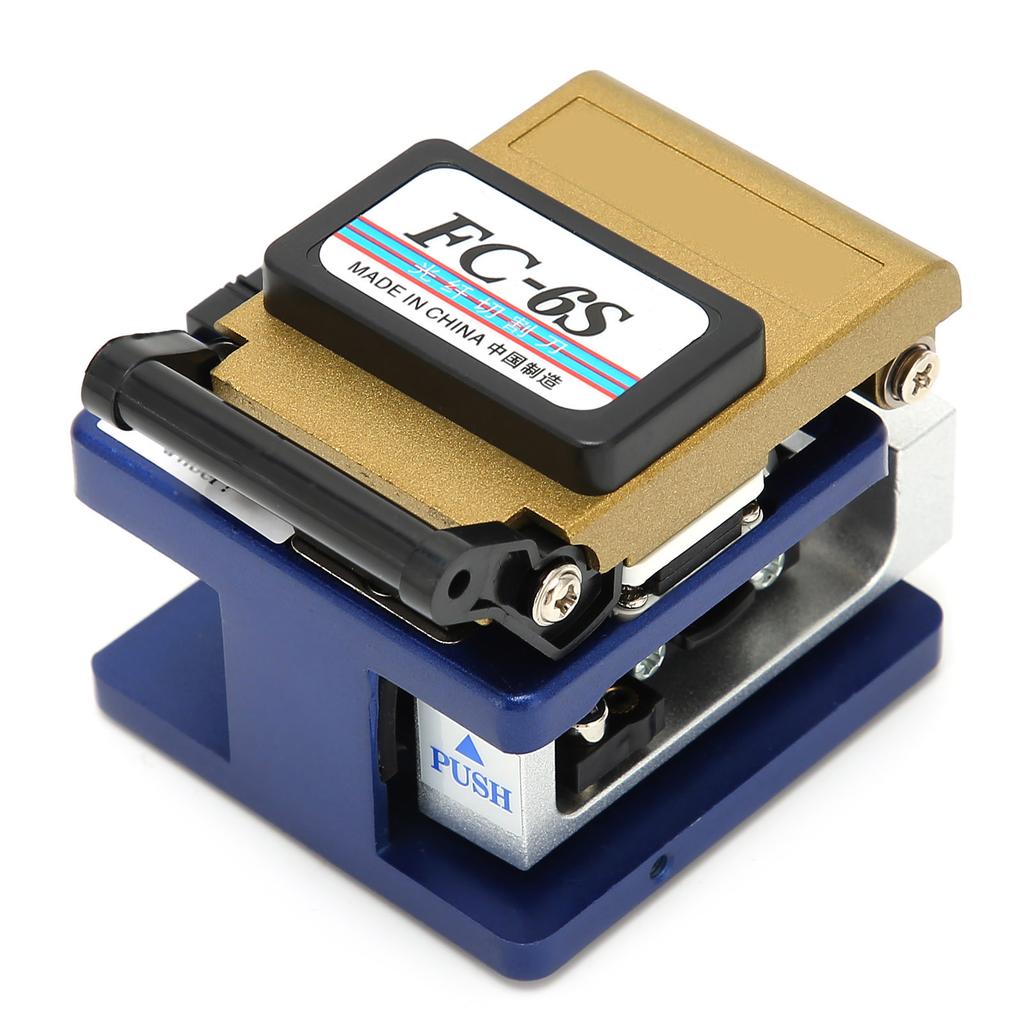 Fiber Cleaver FC‑6S High‑Precision Fiber Optic Tools with Length Fixing Device for Single‑Core