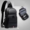 Male Crossbody Bags for Fashion Shoulder Bags USB Charging Messenger Sling Bag Chest Bag Oxford Single Shoulder Strap Pack