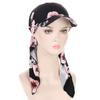 Sunshade Hats Hijab Caps Headscarf Turbante KepaHoo Women Wide Brim Scarf Soft Mujer Turban Caps Turban Hat Female Outdoor