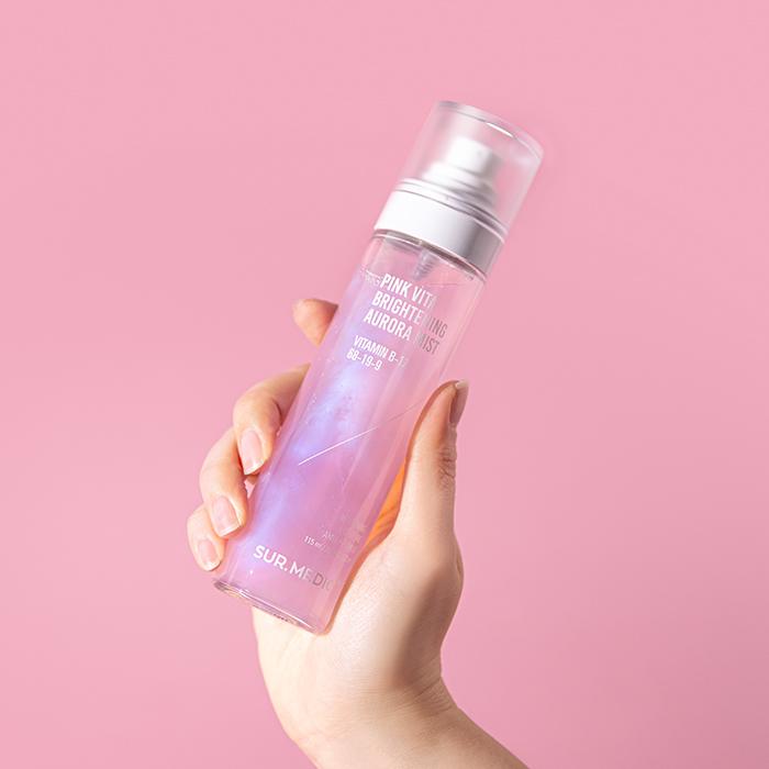 SUR.MEDIC+ Pink Vita Brightening Aurora Mist 115ml