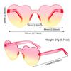 Adults Colorful Candy Color Party Sun Glasses Shades Heart Glasses Heart-shaped Sunglasses