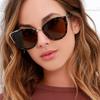 Fashion Cat Eye Sunglasses Ultraviolet-proof Sunglasses for Women Vintage Gradient SunGlasses Sexy Leopard Shades