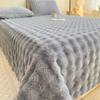 Super Soft Throw Blanket Lavender Premium Silky Flannel Fleece 3D Clouds Stylish Jacquard Lightweight Bed Blanket All Season Use