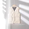 Autumn and Winter Vest Women's Vest Down Cotton Clothes High-end Short Vest Spring and Autumn Outer Wear Winter Women's Vest