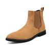 Spring Autumn Men Ankle Boots British Trend Suede Leather Mens Platform Cowboy Boots High Top Men Chelsea Boots Botas Masculinas