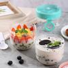 600ml Oatmeal Cup Salad Cup Airtight Lid Thickened with Spoon Food Storage Portable Overnight Yogurt Milk Salad Breakfast Jar