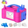 AC110-120V 60Hz 600W Electric Inflatable Balloon Pump with 2 Nozzle Portable High Power Air Blower Ballons Inflator Pump