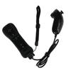 Game Controller - Nintendo - Wiimote Controller + Nunchuk - Black - Wireless - Integrated Motion Plus