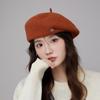 Woolen French Beret Hats Women's Autumn Winter Wool Artistic Retro Painter Hat Warm Bud Caps