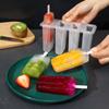 Ice Cream Mold Set Popsicle Maker Ice Tray With Sticks Lid Diy Kitchen Tool