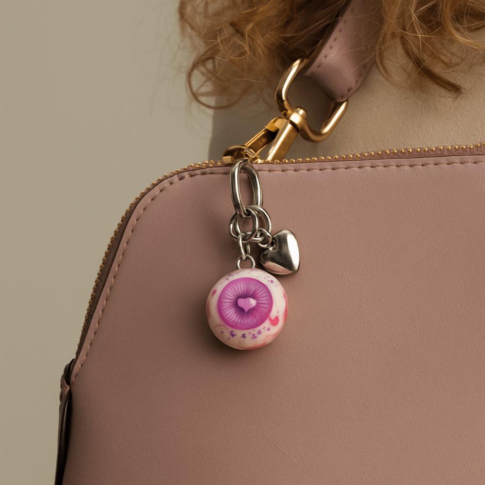 Resin Material Gothic Eye Keychain Goth Style Eye Keychain Halloween Eyes Keychain Purse Charms