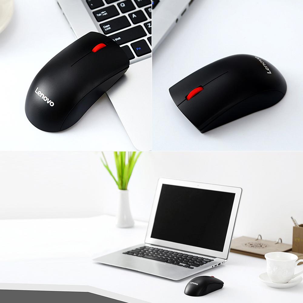 Lenovo M120 Pro Wireless Mouse 2.4GHz Laptop Mouse with USB Receiver Lightweight Ergonomic Optical