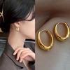 Fashion Metal Drop Earrings for Woman Vintage Hoop Earring Trend Classic Party Wedding Pendant Jewelry Gift