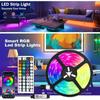 LED Strip Light Bedroom LED TV Backlight Bluetooth Remote Neon Light RGB5050 LED Light Strip Christmas Decoration Luces LED DC 5V Bedroom Decoration
