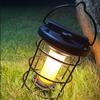 Vintage LED Camping Lantern USB Rechargeable Camping Tent Light Outdoor Decorative Hanging Lantern