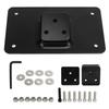 3 Holes Laydown License Plate Mount Steel License Plate Mounting Bracket Replacement for Big Twins