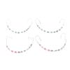 1 Pair Temporary Tooth Decoration With Metal Wires Multicolour Metal Bracket Orthodontic Ligature Ties Dentist Material