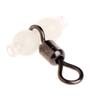 10Pcs 3 Way Luminous Fishing Rolling Swivels Connector Sea Tackle Hook Connector