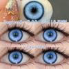 2pcs Color Contact Lens Yearly Cosplay Soft Contact Lens 14.5MM Halloween Eye Makeup 0~-8.00 Myopia Lenses Prescription Soft Lens Eye Bigeye Doll Eye