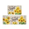 Sunflower Spring Floral Kitchen Mat & Doormat Set - Two Pieces