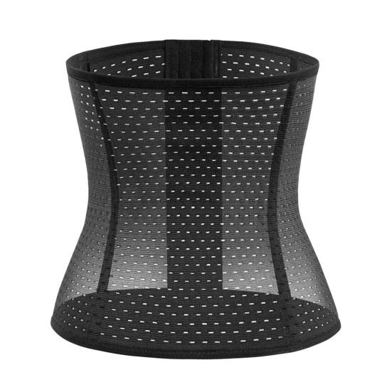 Waist Slimming Belt Good Elasticity Fat Burning Adjustable Cut-out Breathable Body Sculpting Tight Waist Trainer Body Shaper Corset Daily Wear