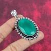 Emerald Pendant, 925 Solid Sterling Silver Gemstone Jewelry, Handmade Pendant, For Thanksgiving Gift
