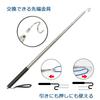 FANAHOKO Cable Cable Routing Tool with Extendable Magnetic Pickup Tool with Replaceable Maximum Minimum 36cm Hook, S-Hook, Tips, Length 2.7m, Length