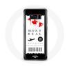Case for Samsung Galaxy S8 Plus Plane Ticket Montreal Canada