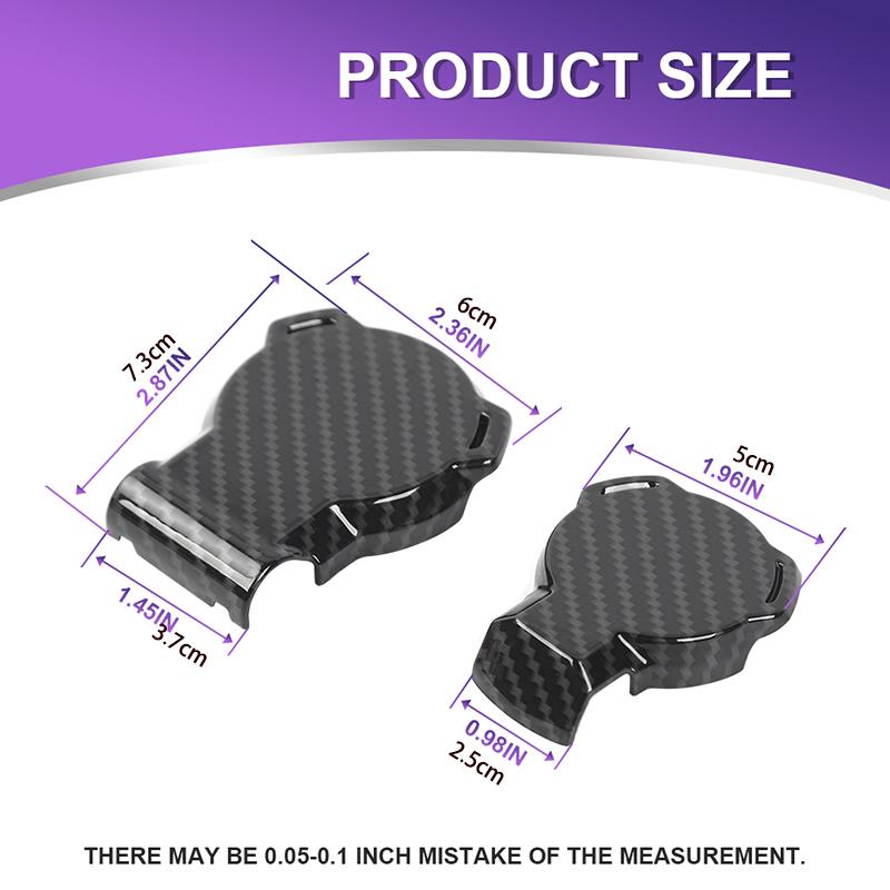 Автомобильная ABS Декоративная крышка выхода прицепа Для Ford F150 2021+ Внешние аксессуары, Черный карбон