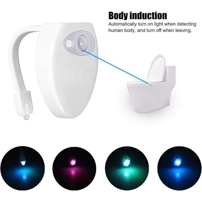 Toilet Light - JORMFTTE - Rechargeable LED USB - Motion Sensor - Night Light - White