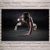 Modern Gym Fitness Canvas Painting Bodybuilding Character Wall Art Poster Sexy Men Women Muscle Wall Picture Mural Cuadros