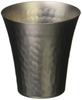 Nagao Tsubamesanjo Titanium Sake Glass Hammered 65ml Set of 2 Made In Japan TW-12