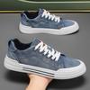 Canvas Shoes Men Spring New Fashion Versatile Sneakers Men Youth Breathable Casual Shoes Flat Bottom Comfort Board Shoes Tenis