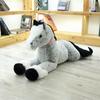 90CM Cute Lying Horse Plush Toys Stuffed Cartoon Animal Horse Children Kids Girls Shooting Props Birthday Gifts